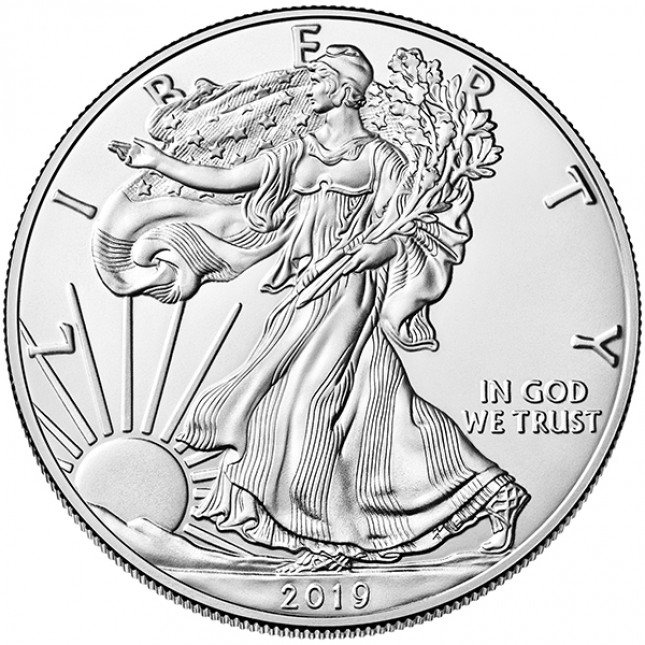Silver American Eagle Coin 2019 - 1 oz